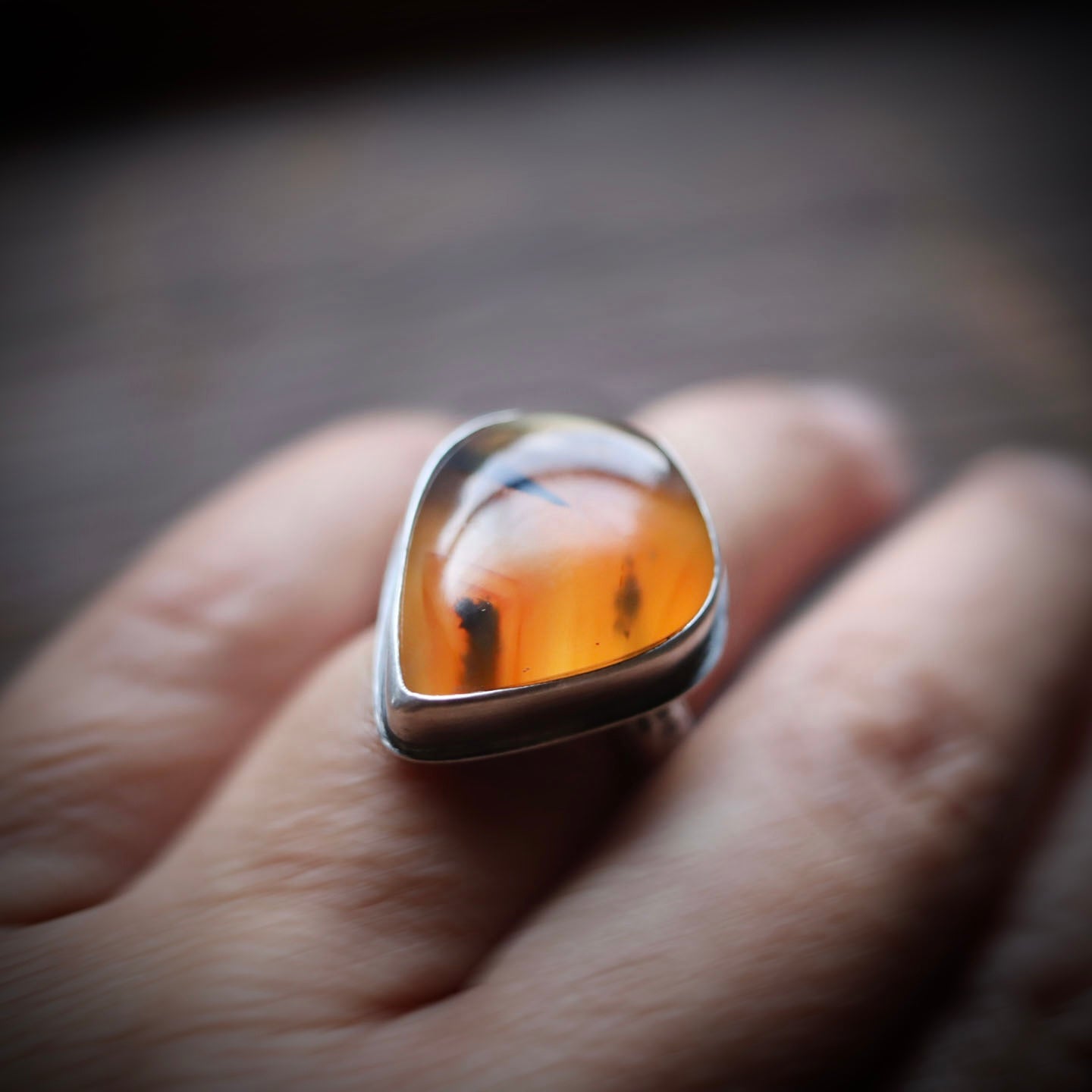 Montana Agate Ring - size 6.5