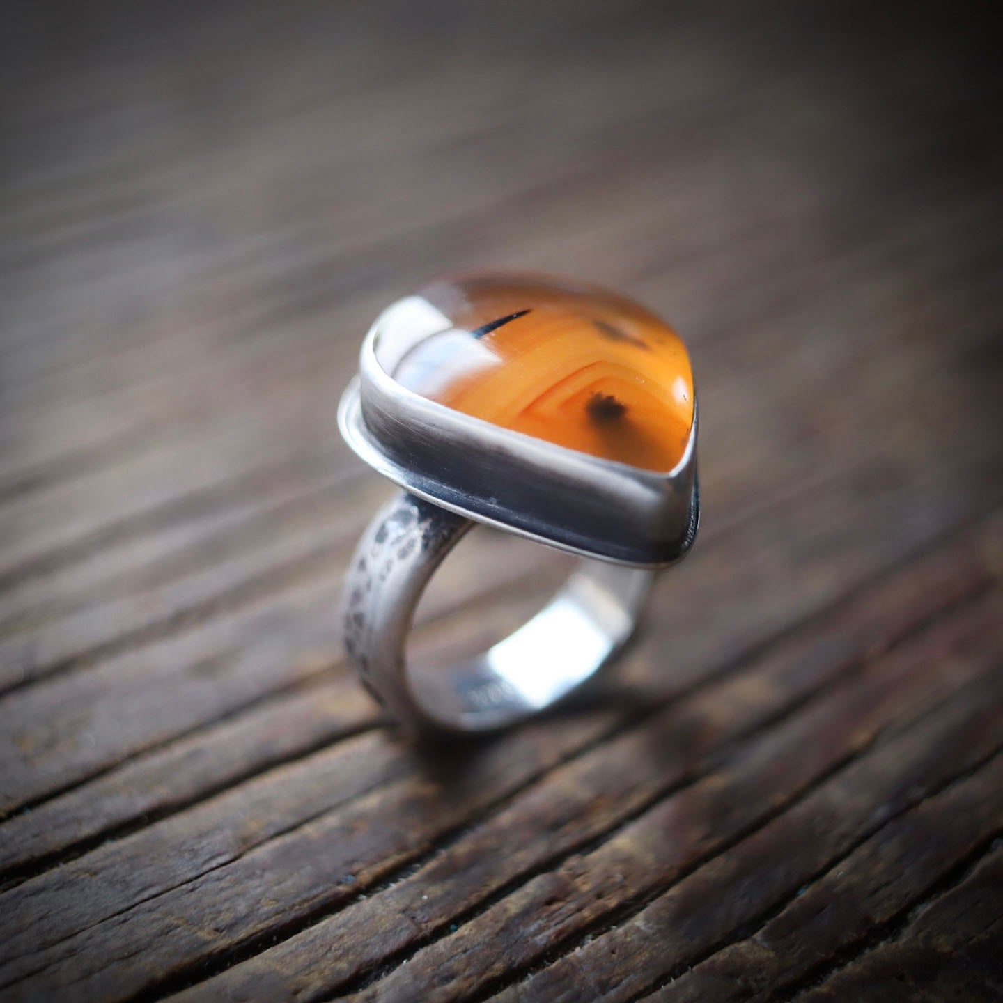 Montana Agate Ring - size 6.5