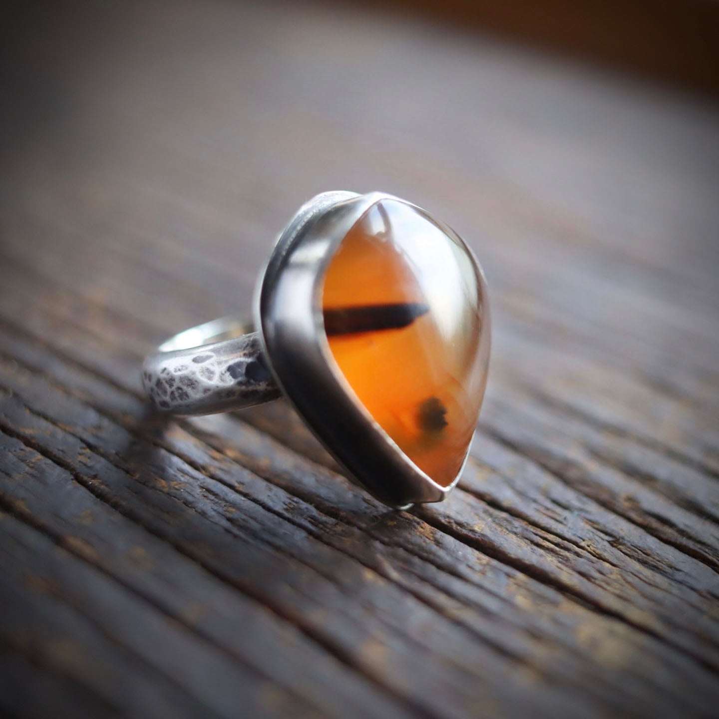 Montana Agate Ring - size 6.5