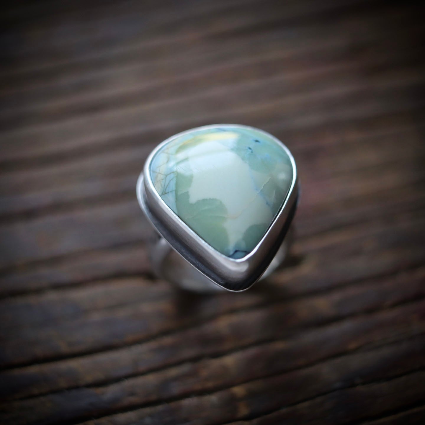 Hubei Lavender Turquoise Ring - size 6.5
