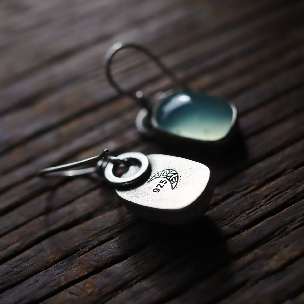 Blue Chalcedony earrings