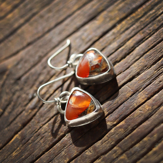 Carnelian earrings