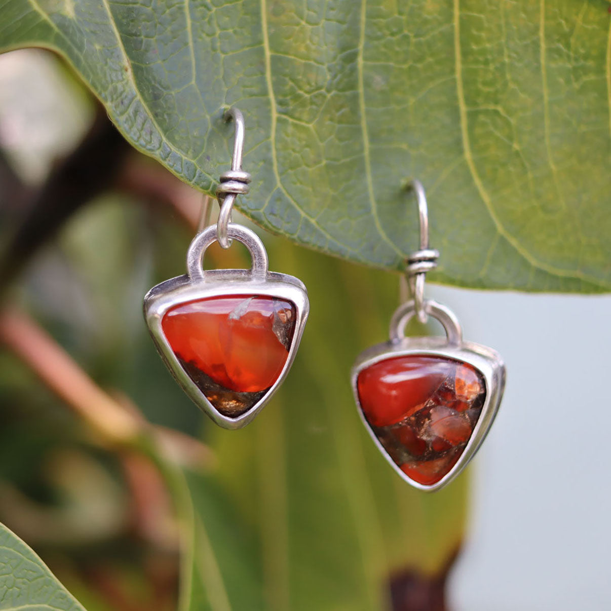 Carnelian earrings