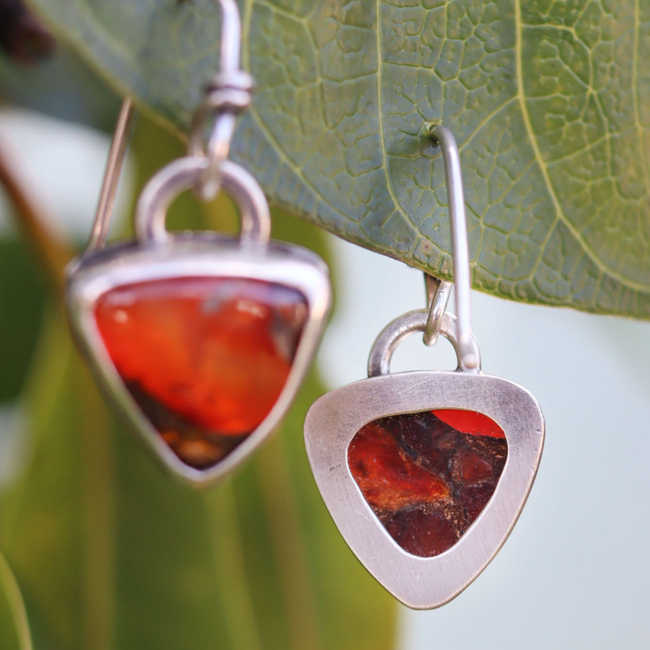 Carnelian earrings
